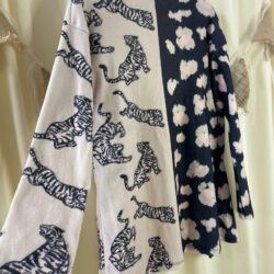 cardigan animal print