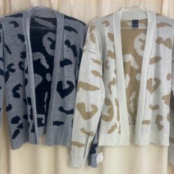 cardigan animal print